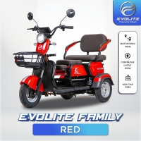 Sepeda Listrik Roda 3 Evolite Family dengan Mesin Mid Drive Motor 800W dan Battery Kering 48V 20Ah